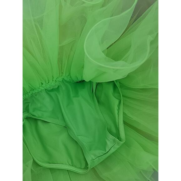 Girl’s Dance Costume, Weissman Costumes, TuTu Yellow BLUE Sequins SZ MC Medium - Picture 7 of 7